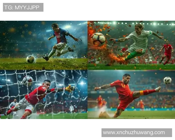 足球明星们在赛场上的精彩瞬间与动感瞬间的完美定格